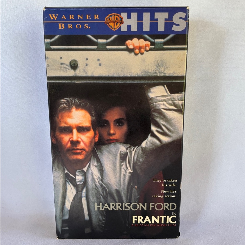 FRANTIC FILM WITH HARRISON FORD WARNER BROS. VHS 1988